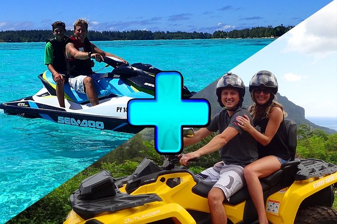 Small Magic Combo 3h30 of Quad + 1H00 of Jetski - Starting at the Moorea Activities Center at 8:30