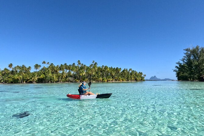 Tahaa: Kayaking Rental - Coral Garden - Snorkeling - The 45-minute paddle across Tahaa Lagoon