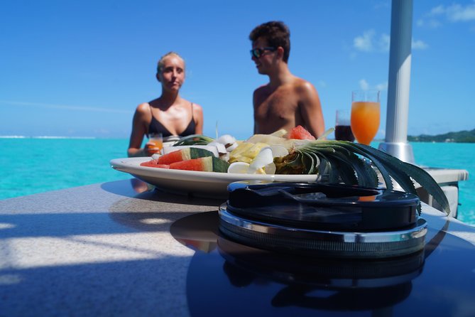 Toa Boat Bora Bora Private Lagoon Tour On Entertainer Bar Boat - Timing, pickup, and cancellation details