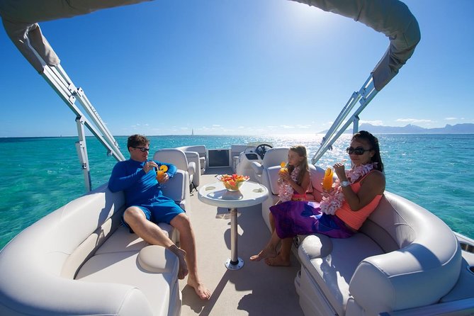 Toa Boat Bora Bora Private Lagoon tour On Majestic Pontoon Boat - Four hours on Bora Bora’s turquoise lagoon