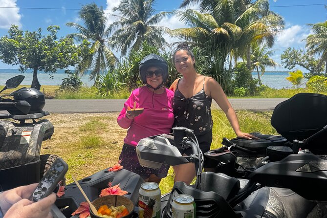 Trip to the heart of Tahaa Safari Mountains in Quad / ATV - What the guide adds to the ride