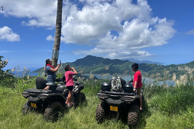 Trip to the heart of Tahaa Safari Mountains in Quad / ATV - Stop two: Hipu and the reserved mountain trail