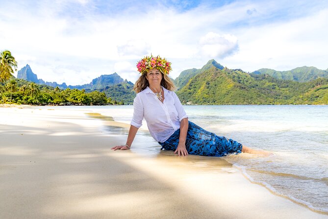 Unique photo shoot in the heart DE Moorea: Beach & mountain combo - Ta’ahiamanu Beach brings the lagoon into the frame